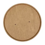 Kraft Lid | To Fit Wider Bowls with 150mm Brim | Recyclable Food Packaging | Qty: 360