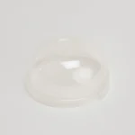 Clear PET Dome Lids with Hole to Fit 9-20oz Smoothie Cups x1,000